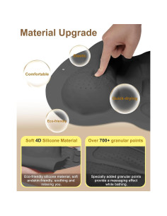 Almohada de Baño THINKKEEN de Silicona con 35 Ventosas Antideslizantes 2