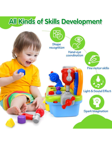 Banco de Trabajo Musical ORWINE para Niños 1-2 Años