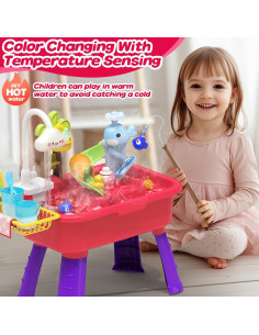 Mesa de Agua Eléctrica 4 en 1 Flybakiz para Niños 2