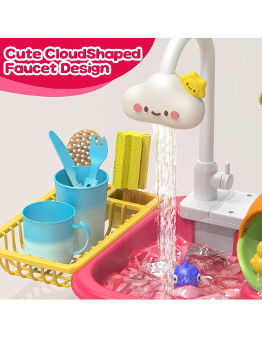 Mesa de Agua Eléctrica 4 en 1 Flybakiz para Niños