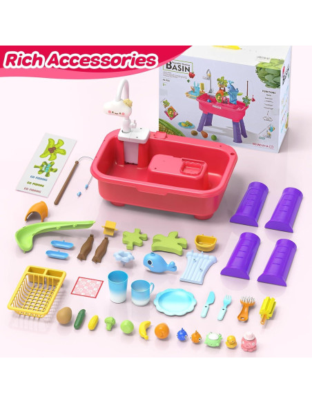 Mesa de Agua Eléctrica 4 en 1 Flybakiz para Niños