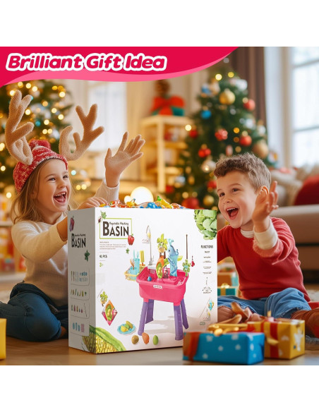 Mesa de Agua Eléctrica 4 en 1 Flybakiz para Niños