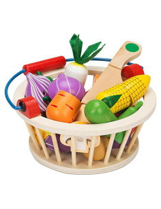 Conjunto de Juguetes de Frutas y Verduras Victostar 12 Piezas