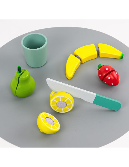 Juego de Cocina de Madera MIKNEKE Licuadora para Niños