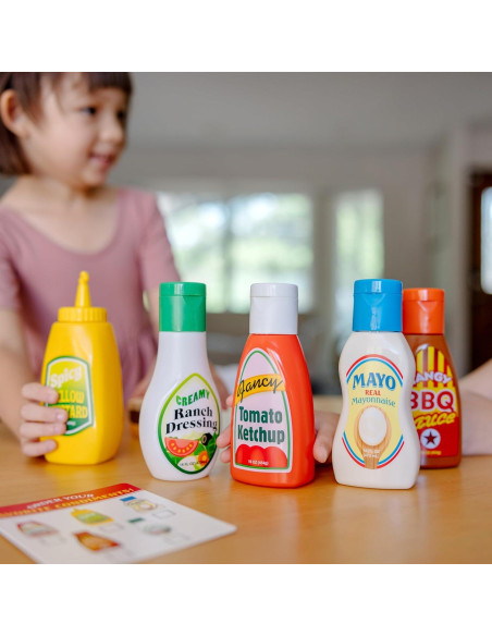 Set de Comida de Juego Melissa & Doug 5 Piezas Condimentos