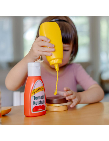 Set de Comida de Juego Melissa & Doug 5 Piezas Condimentos