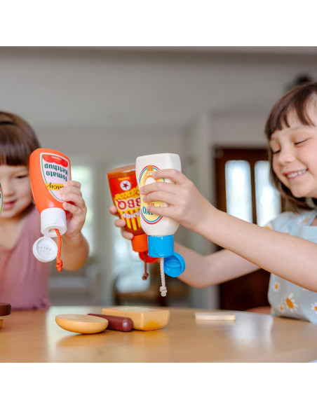 Set de Comida de Juego Melissa & Doug 5 Piezas Condimentos