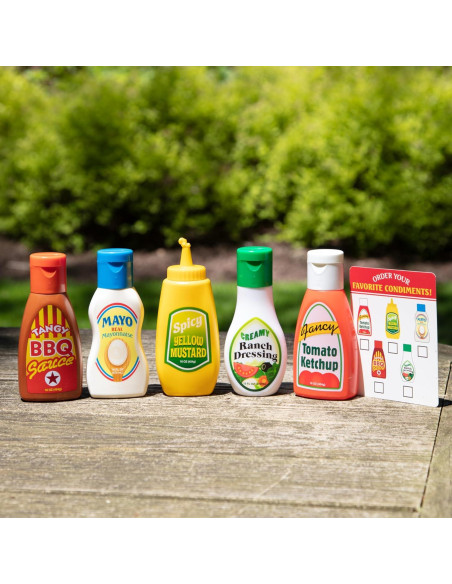 Set de Comida de Juego Melissa & Doug 5 Piezas Condimentos