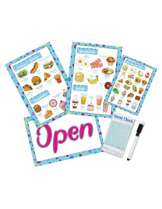 Juego de Menú de Restaurante Yinkin para Niños 6 Piezas