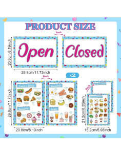 Juego de Menú de Restaurante Yinkin para Niños 6 Piezas 2