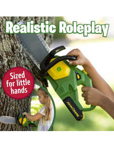 Juguete motosierra John Deere con luces y sonidos 42,9 cm 2