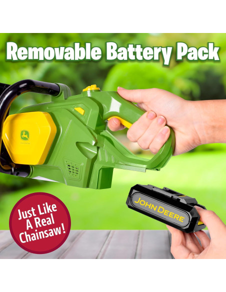 Juguete motosierra John Deere con luces y sonidos 42,9 cm