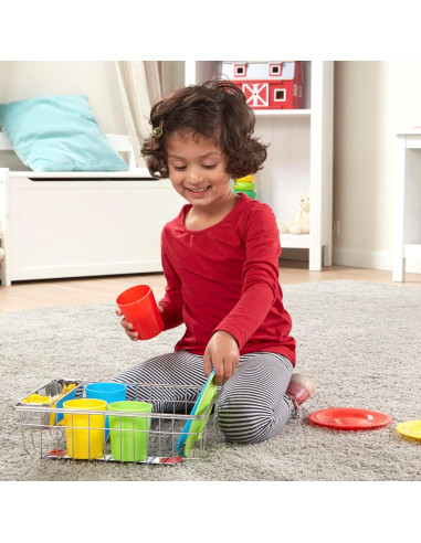 Juego de Lavado de Platos Melissa & Doug 24 Piezas