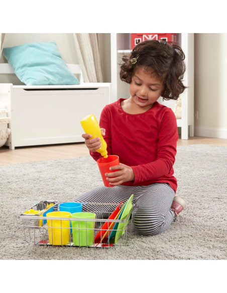 Juego de Lavado de Platos Melissa & Doug 24 Piezas