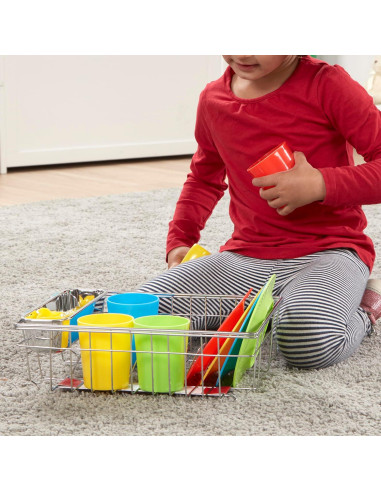 Juego de Lavado de Platos Melissa & Doug 24 Piezas