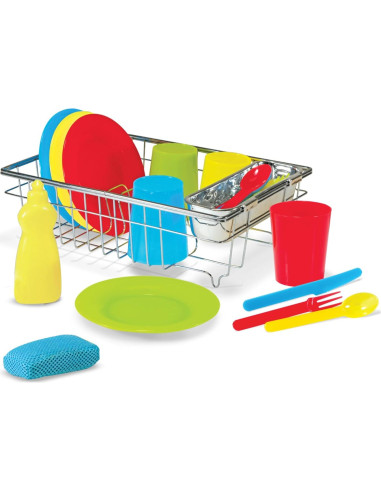 Juego de Lavado de Platos Melissa & Doug 24 Piezas