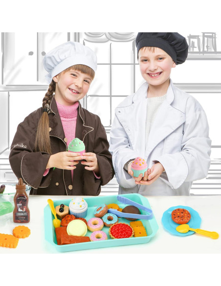 Juego de Juguetes de Postres LOVESTOWN - 29 Piezas