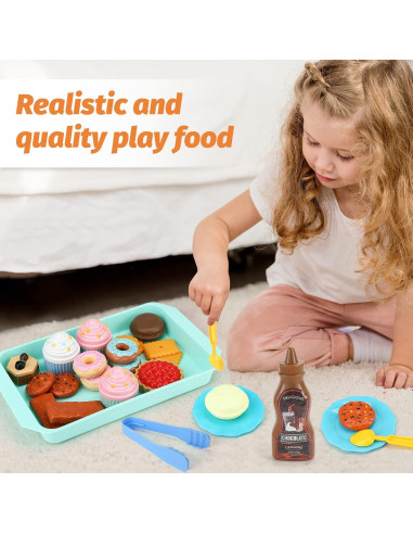 Juego de Juguetes de Postres LOVESTOWN - 29 Piezas