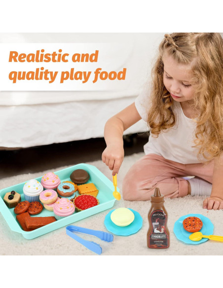 Juego de Juguetes de Postres LOVESTOWN - 29 Piezas