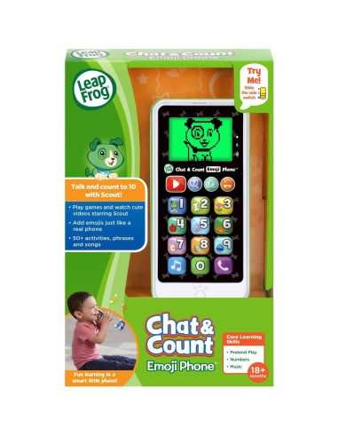 Teléfono de Juguete VTech Chat y Conteo Scout Verde