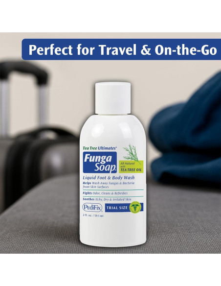 FungaSoap PediFix Jabón Antifúngico 59 ml - Aceite de Árbol de Té