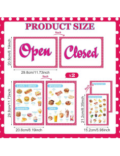 Yinkin Juego de Restaurante Simulado para Niños 6 Piezas 2