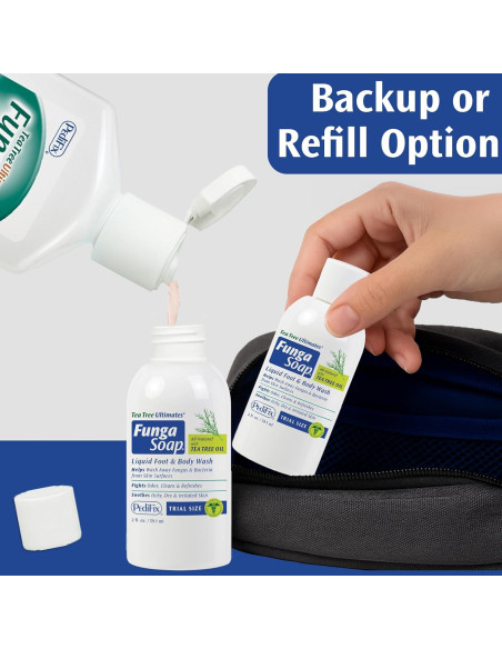 FungaSoap PediFix Jabón Antifúngico 59 ml - Aceite de Árbol de Té