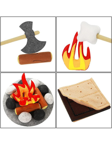 Set de Juguetes de Camping Yowlieu 23 Piezas para Niños