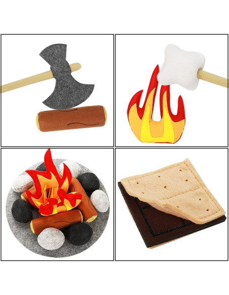 Set de Juguetes de Camping Yowlieu 23 Piezas para Niños