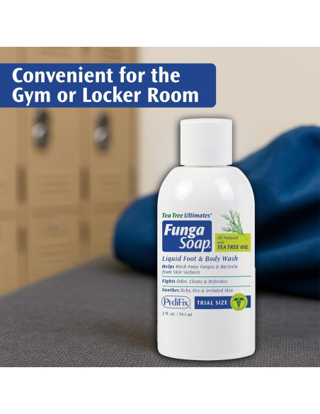 FungaSoap PediFix Jabón Antifúngico 59 ml - Aceite de Árbol de Té