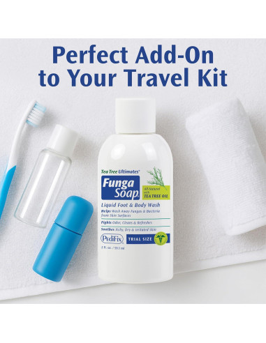 FungaSoap PediFix Jabón Antifúngico 59 ml - Aceite de Árbol de Té