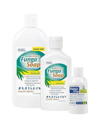 FungaSoap PediFix Jabón Antifúngico 59 ml - Aceite de Árbol de Té