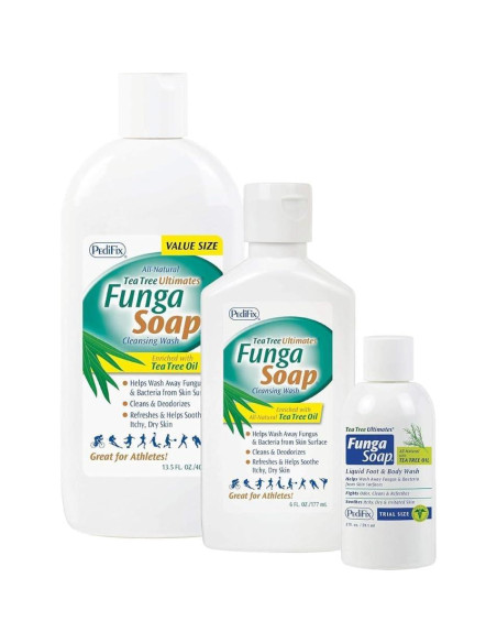 FungaSoap PediFix Jabón Antifúngico 59 ml - Aceite de Árbol de Té