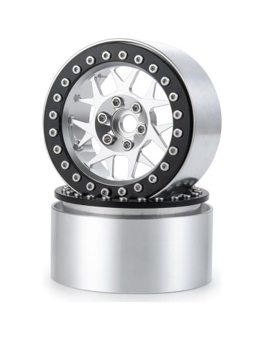 MOHERO Ruedas Beadlock 2.2" (5.08 cm) para Coche RC 1/10