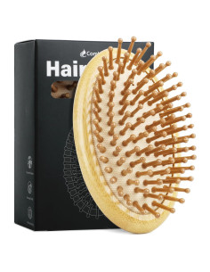 Cepillo de Pelo de Bambú Natural Sin Mango Combetter 10.8x7.2cm