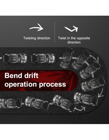 Coche RC GoolRC 1:16 4WD 40km/h Drift y Carreras Negro