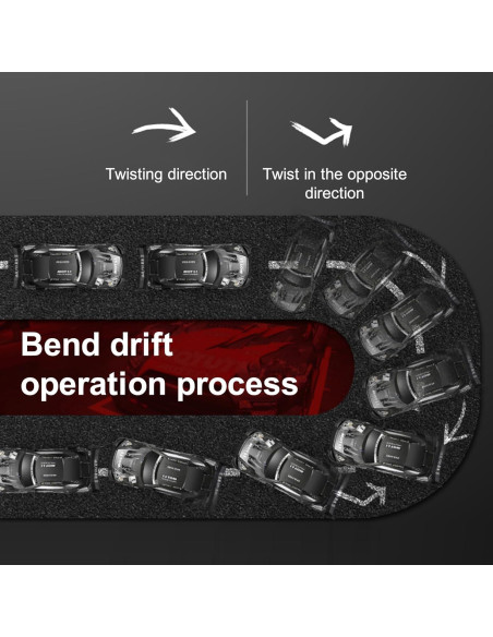 Coche RC GoolRC 1:16 4WD 40km/h Drift y Carreras Negro