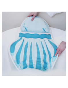 Almohada de Baño Mandrex Azul Malla 66.8x57.8 cm