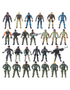 Set de Juego Militar Tuanse 26 Piezas Figuras y Armas