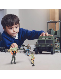 Set de Juego Militar Tuanse 26 Piezas Figuras y Armas 2