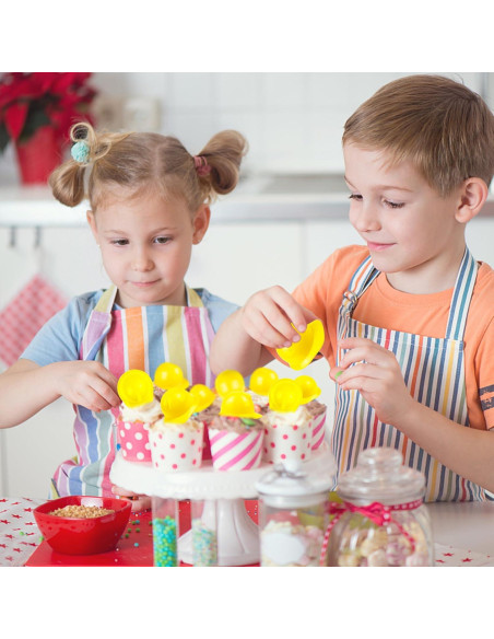 30 Sombreros de Construcción Plástico Amarillo 4,19 cm