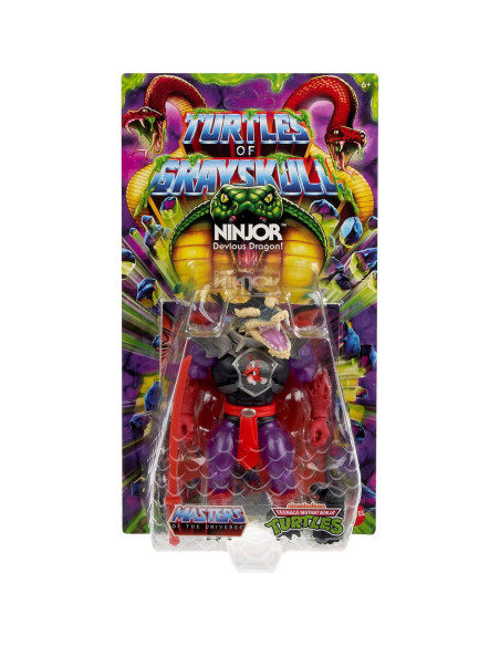 Figura de Acción Ninjor MOTU Orígenes 13.97 cm Mattel