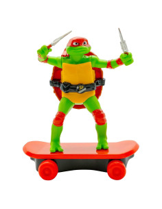 Juguete Patineta TMNT Raphael 12cm para Edades 3+