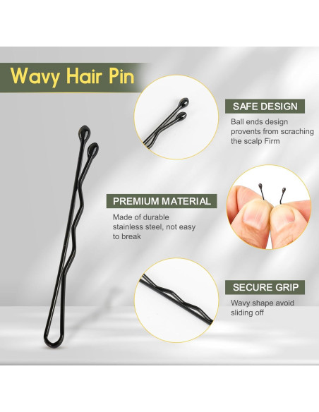 Mini Horquillas Negras DySaLis 150 Piezas 3.5 cm para Cabello Mini Horquillas Negras DySaLis 150 Piezas 3.5 cm para Cabello