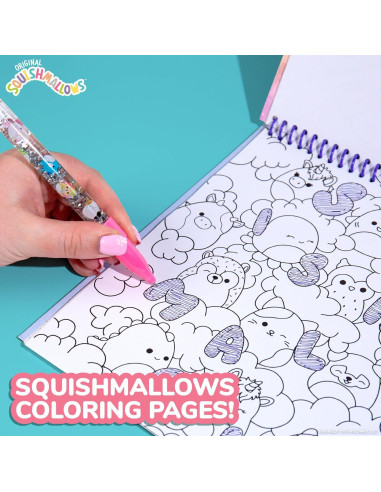 Sketchbook Original Squishmallows con Stickers y Juguete