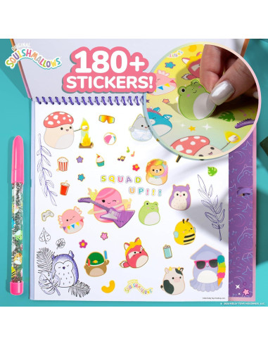 Sketchbook Original Squishmallows con Stickers y Juguete