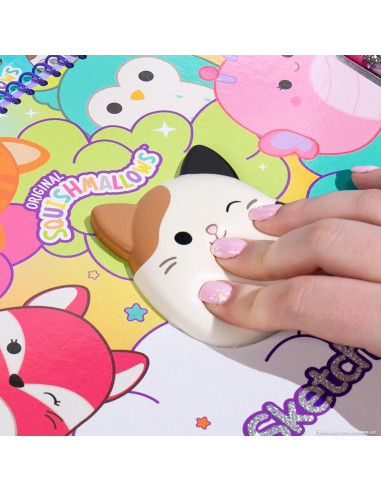 Sketchbook Original Squishmallows con Stickers y Juguete