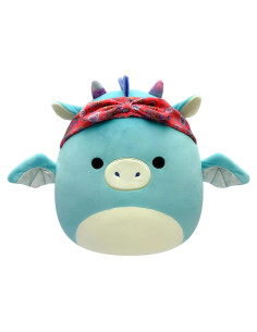 Squishmallows Tatiana Dragón Verde Teal 35,56 cm Oficial