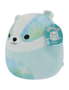 Squishmallows Peluche Tejón Azul Banks 30 cm Oficial 2