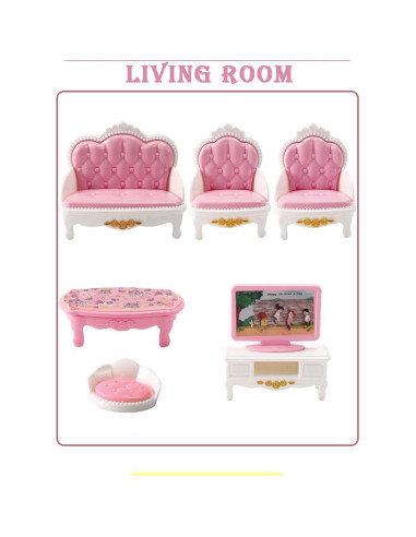 Juego de Baño Miniatura 20 Pcs Aydinids 1:12 Decoración